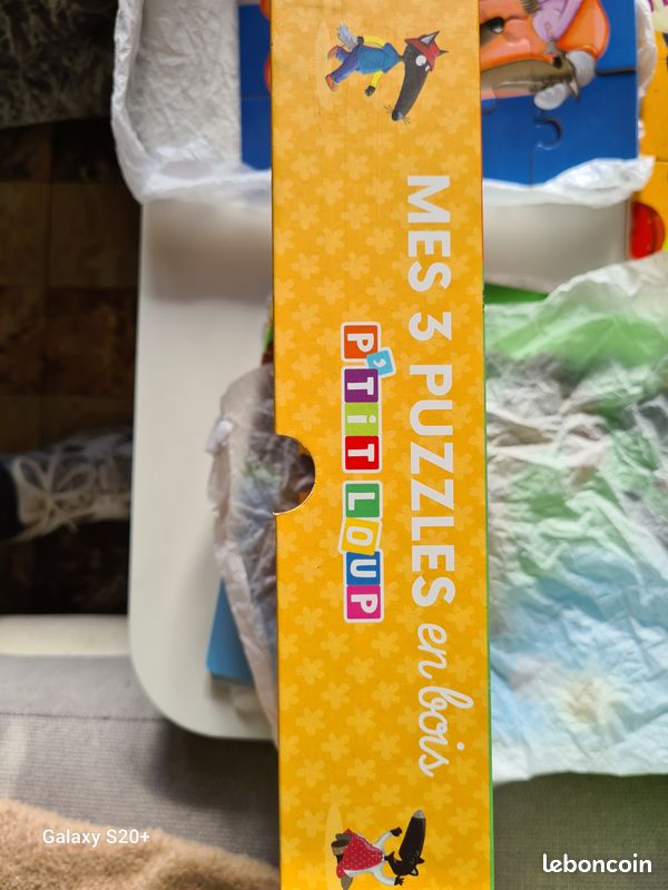 3 puzzles "petit loup" (image 1)