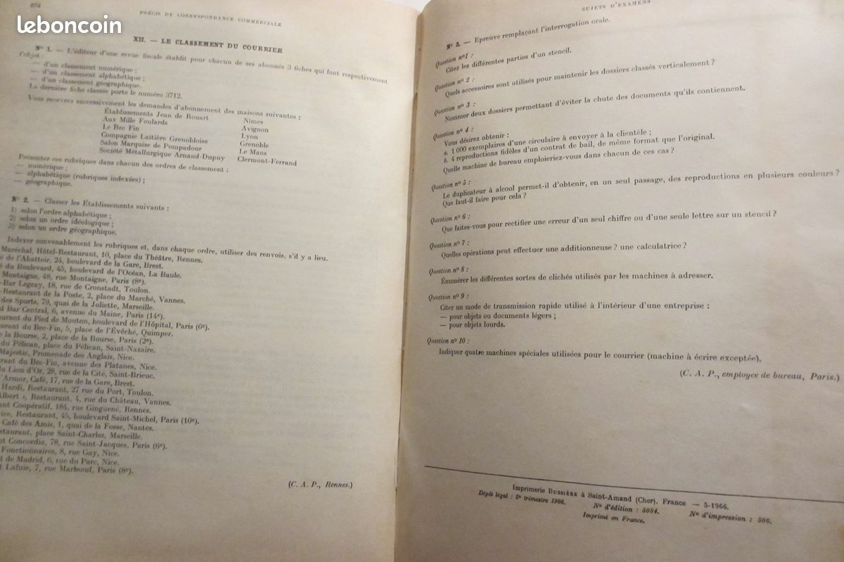 Ancien livre scolaire professionnel - NP69 (image 6)