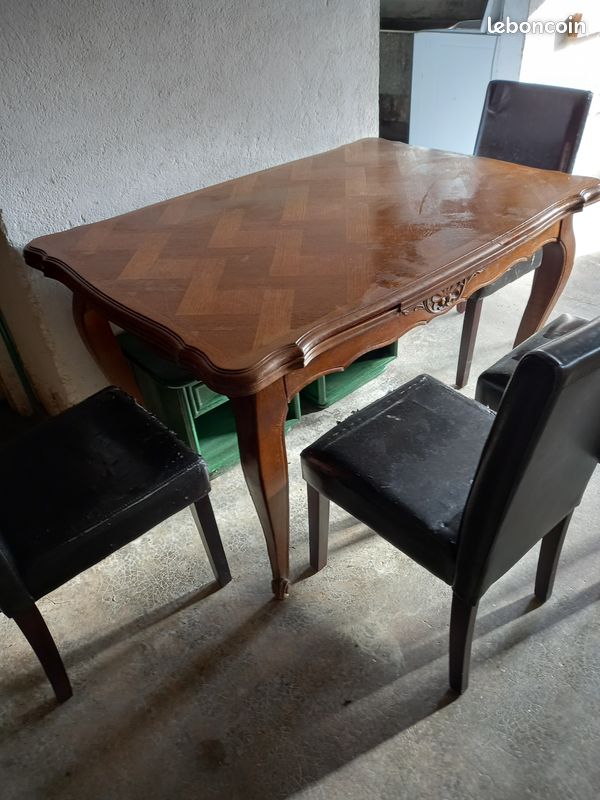 Table salle à manger avec 2 rallonges (image 2)