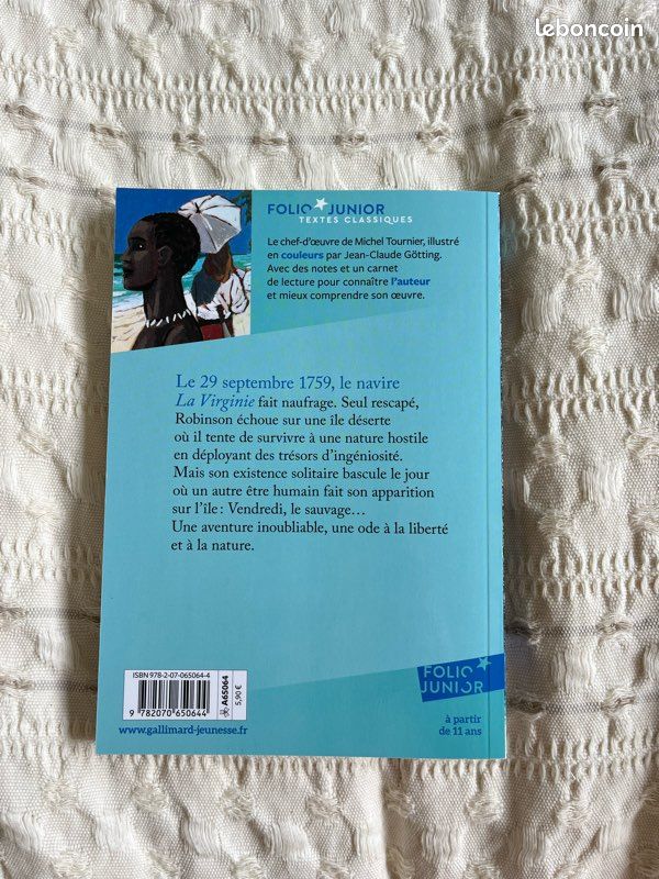 Livre Vendredi ou la vie sauvage de Michel Tournier (image 3)