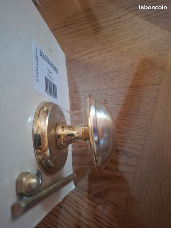 Bouton de porte bombe en laiton (image 2)