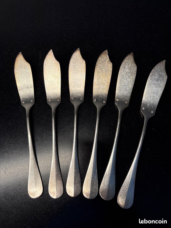 Service à Poisson Essorinox Vintage – 6 Fourchettes + 6 Couteaux Inox, Fabrication Française Années 60/70
