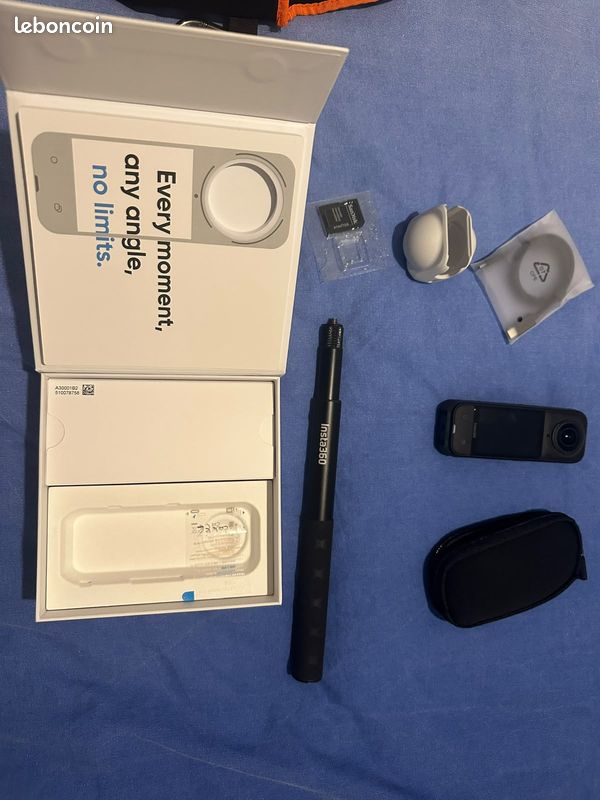 Insta 360 X5 + option invisible dive case PRO - Photo, audio & vidéo