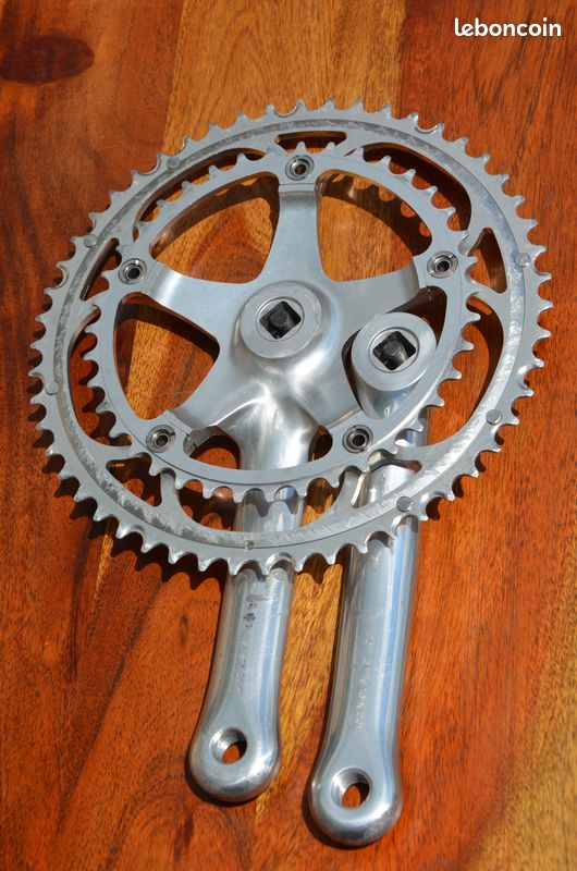 Pédalier Campagnolo Victory Double - 52/42 Dents - 170 Mm - Vintage Italie - Occasion