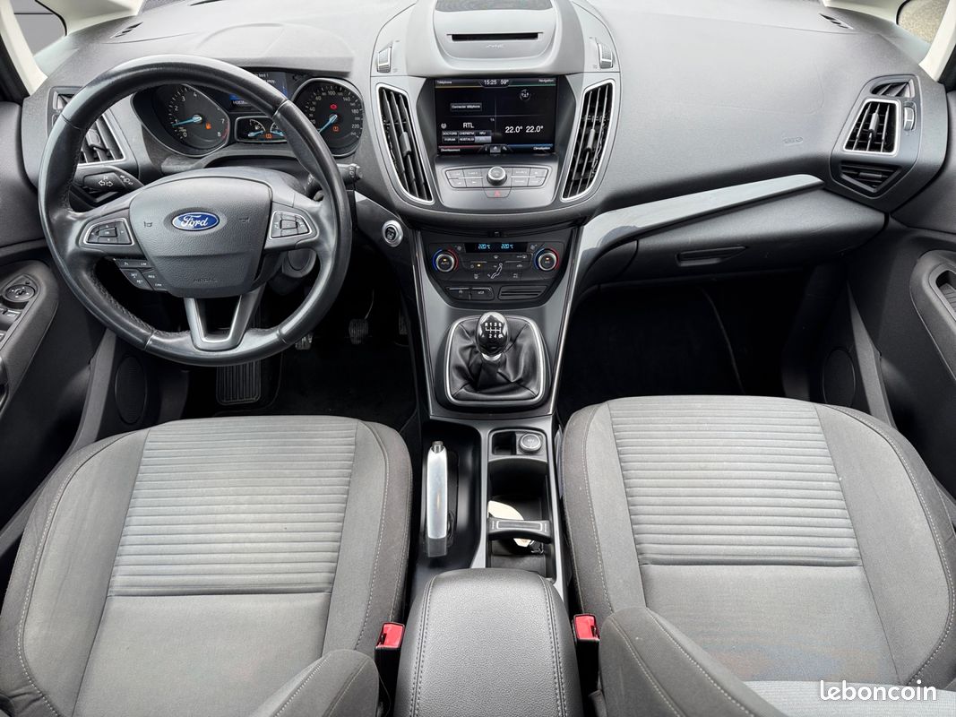 FORD C-MAX II 1.0 EcoBoost 125ch Stop&Start Titanium Régulateur Radar AR Bluetooth Garantie 12 mois (image 2)