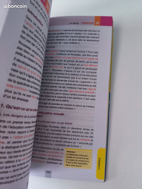 Livre scolaire annabac philosophie sujet et corrigés terminale (image 9)