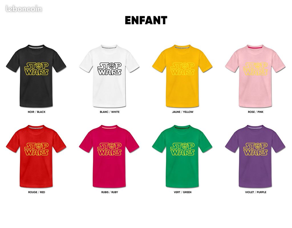 T-shirt exclusif STOP WARS (image 5)