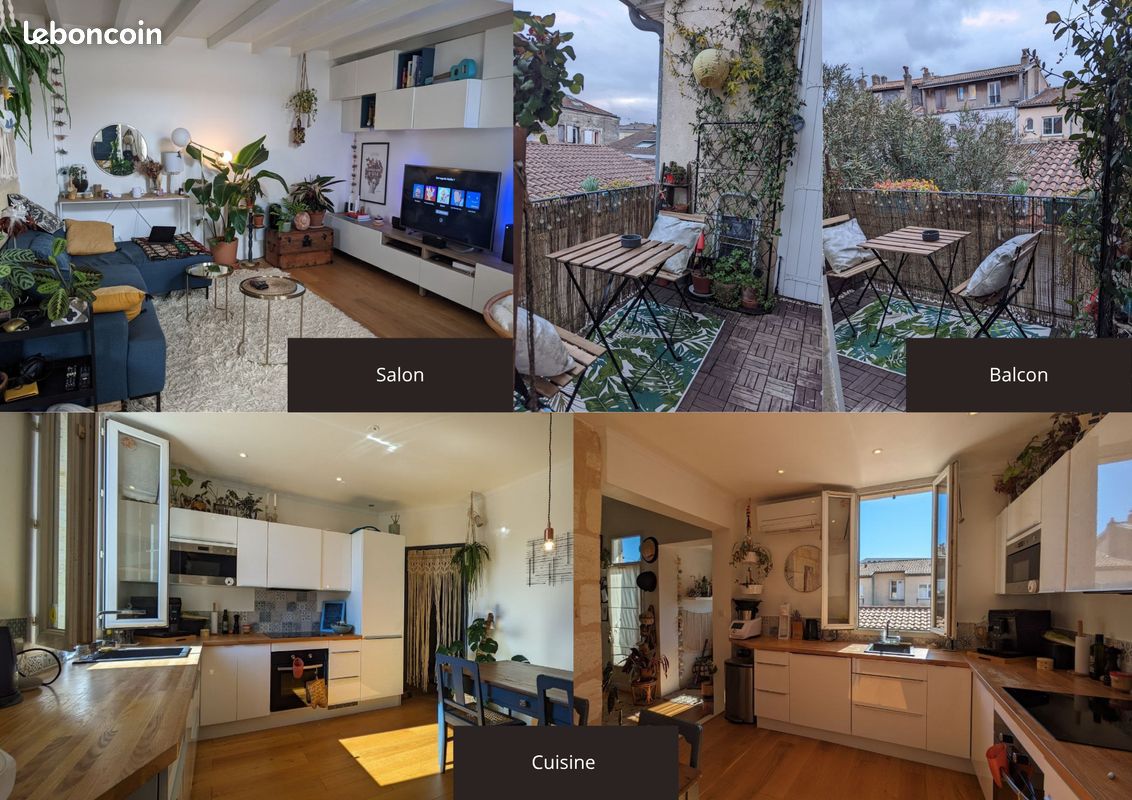 Appartement 3 pièces 55 m² · à Bordeaux · 55,5 m² · 993 €