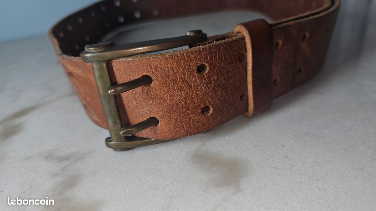 Ceinture anglaise rembourrée chasseur Devoucoux Allure marron
