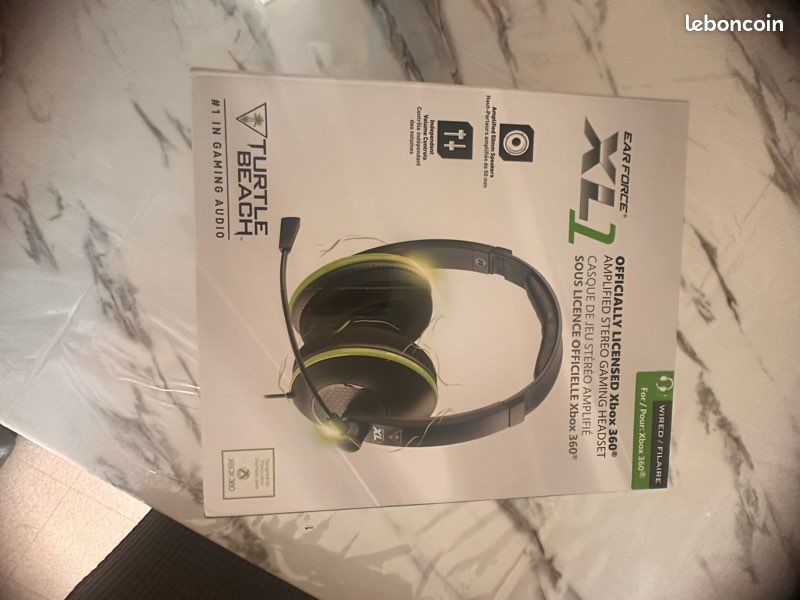 CASQUE DE JEU STÉRÉO AMPLIFIÉ SOUS LICENCE OFFICIELLE Xbox 360" (image 1)