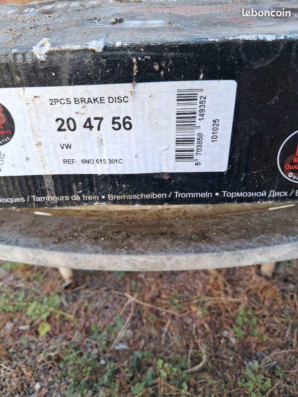 Disque de frein polo 6n (image 1)