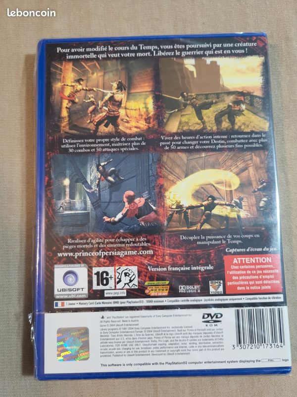 Jeu ps2 Prince of persia LAme du guerrier (image 3)