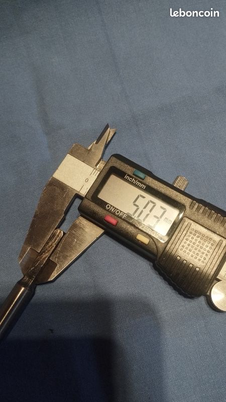 Axe tige transmission 0.76 cm acier trempé , diamètre tige 8 mm ,9 cannelure et carré 5 mmpour débroussailleuse multi-outil SCHEPPACH ou autres (image 5)