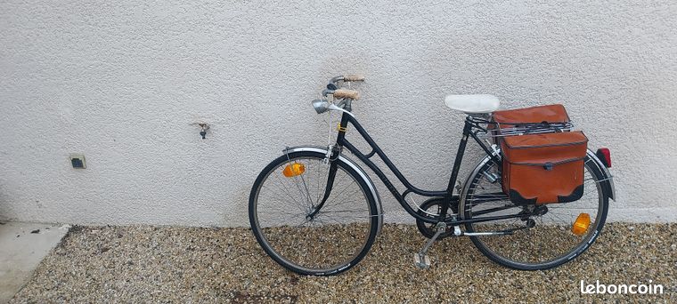 Paire De Sacoches Vélo Ancien - 27x31x11cm - Vintage - Occasion