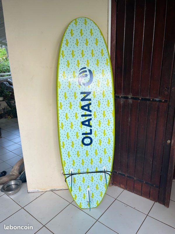 Planche mousse 6’0 avec leash (image 2)