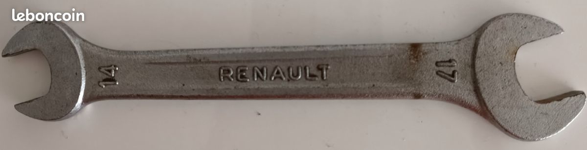 Clé Plate Renault 14/17 D'origine Française - Occasion En Bon état