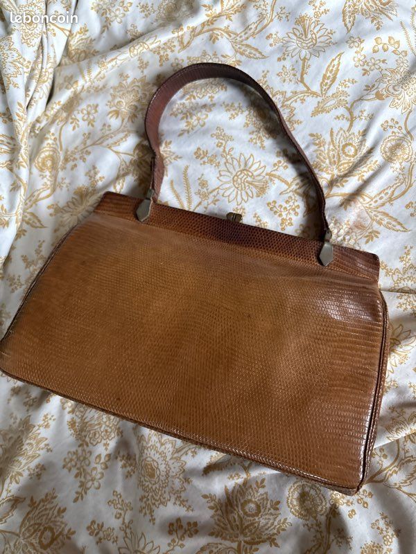 Sac léopard vintage collector kitch en l’état (image 1)