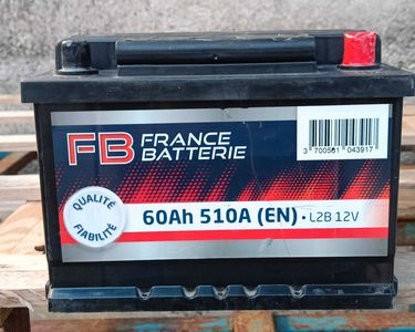 Batterie Neuve 60Ah 510A 12V voiture (Golf, Dacia, BMW serie 3, etc ) -  Équipement auto
