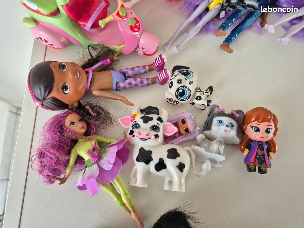 Lot De Figurines Enchantimals Mattel – Occasion – Plusieurs Personnages