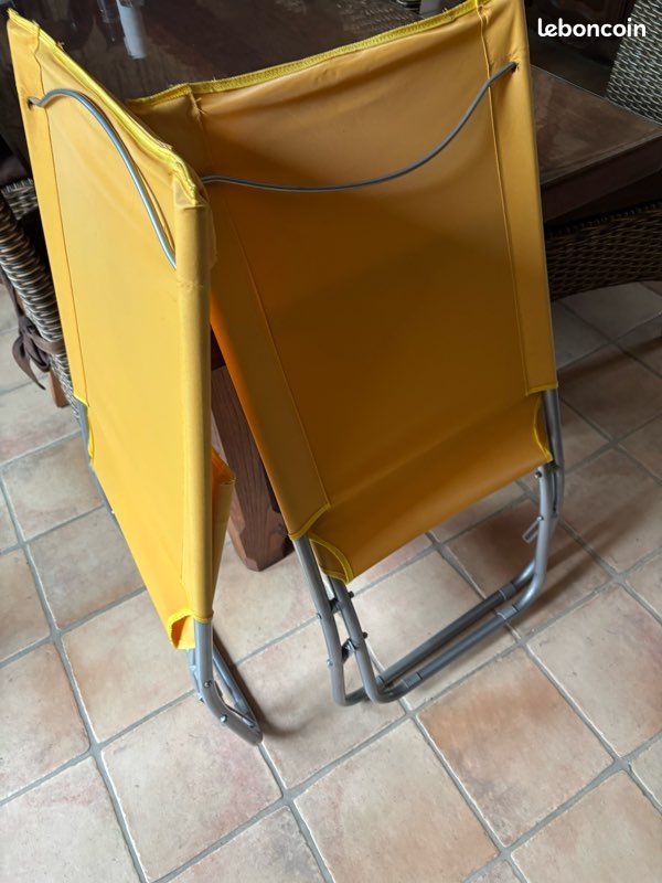 Fauteuil Pliant Enfant Tyke Hike – Jaune, Vintage Camping
