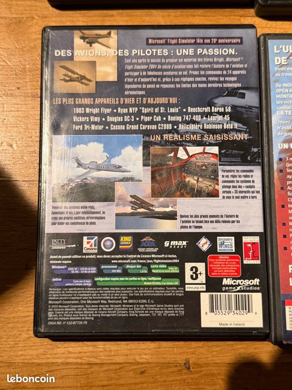 Lot Jeux PC CD-ROM Vintage Les Sims / Flight Simulator 2004 / Desperate Housewives / Fire Department 3 (image 5)