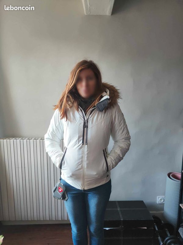 Veste Ski Degré 7 Blanche Femme (image 8)