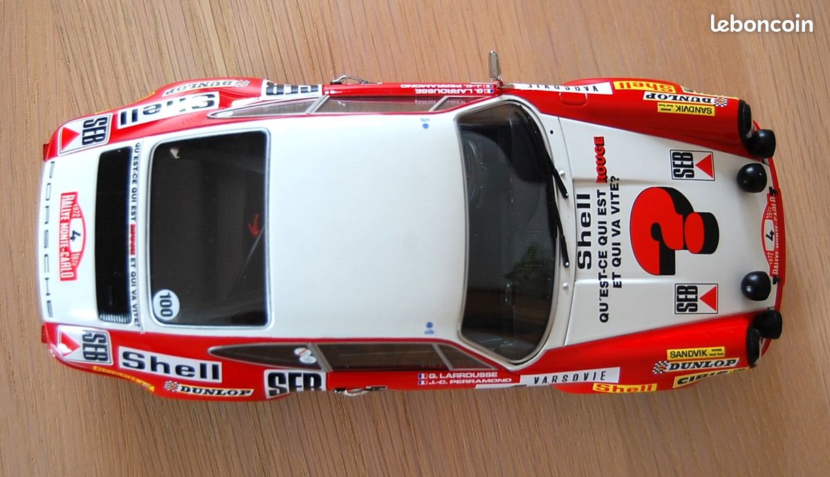 V098 PORSCHE 911 S 2° RALLYE MONTE CARLO 1970 GERARD LAROUSSE DECALS VIRATE 1/43 | Achetez sur