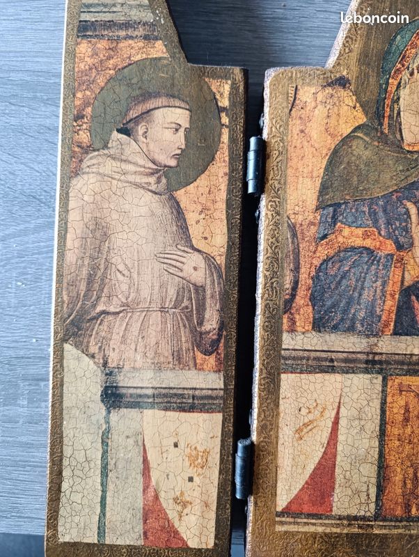 Triptyque religieux période gothique italienne (image 6)