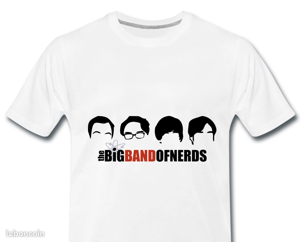 T-shirt exclusif BIG BAND OF NERDS (NEUF) (image 1)
