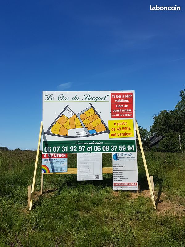 Terrain a batir · à Terres-de-Caux · 49 900 €