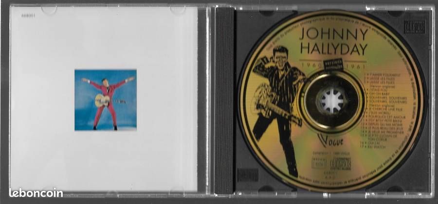 Coffret 3 cd neuf picture disc 42 titres JOHNNY HALLYDAY ses premiers succès 1960 1961 VOGUE 668000 (image 6)