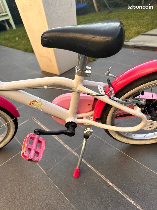 đČ VĂ©lo rose enfant DECATHLON 16 pouces âââ (image 11)