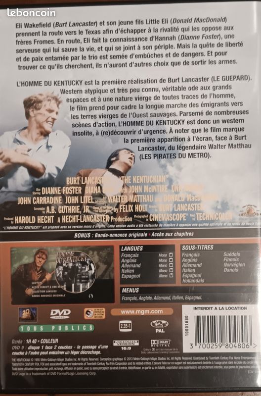 DVD western / L'homme du Kentucky (image 2)