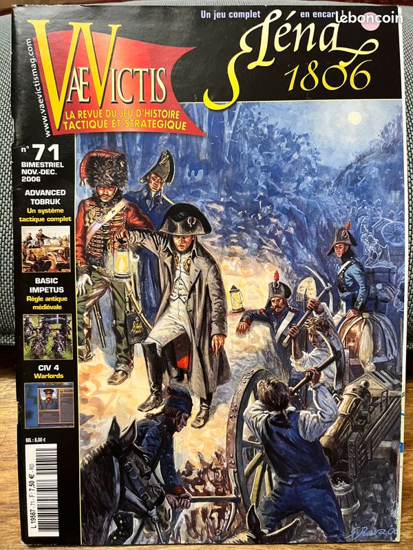 Vae Victis n°71 – Iéna 1806 – Jeu wargame complet non dépunché (image 1)
