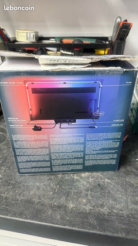Bandeau éclairage coloré leds synchronisé avec la télé (image 2)