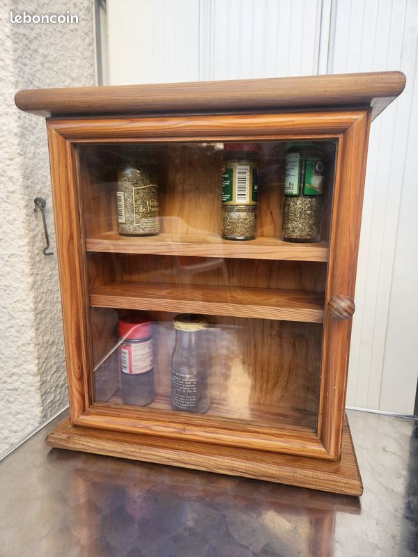 ÉTAGÈRE À ÉPICES en bois vintage porte-épices étagère de cuisine planche à épices salle de bain étagère blanche EUR 69,99 - FR