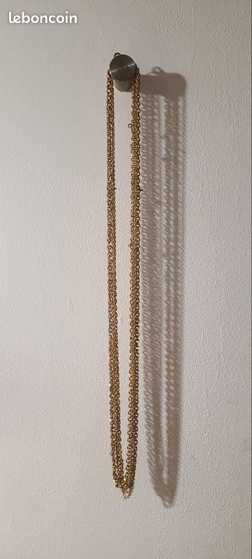 Collier sautoir doré (image 6)