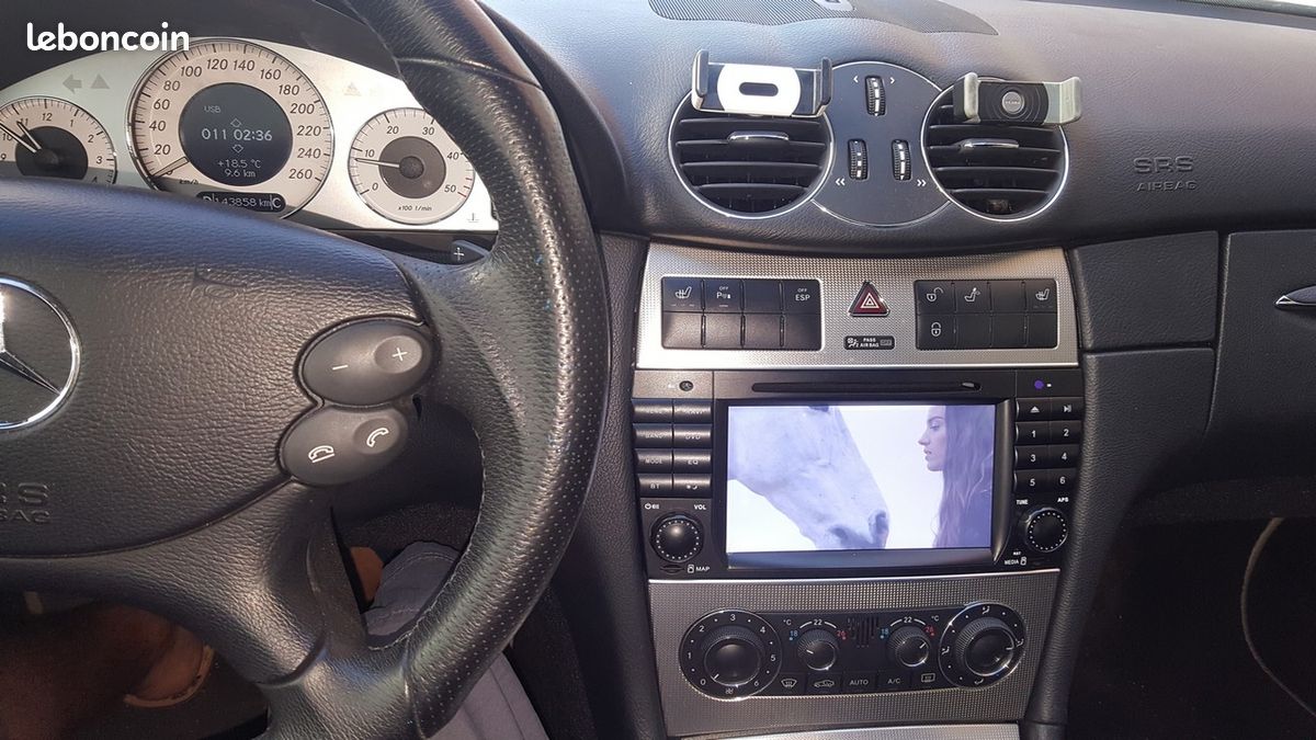 Radio gps dvd usb téléphone sd mercedes clk w209 w208 w203 - Équipement
