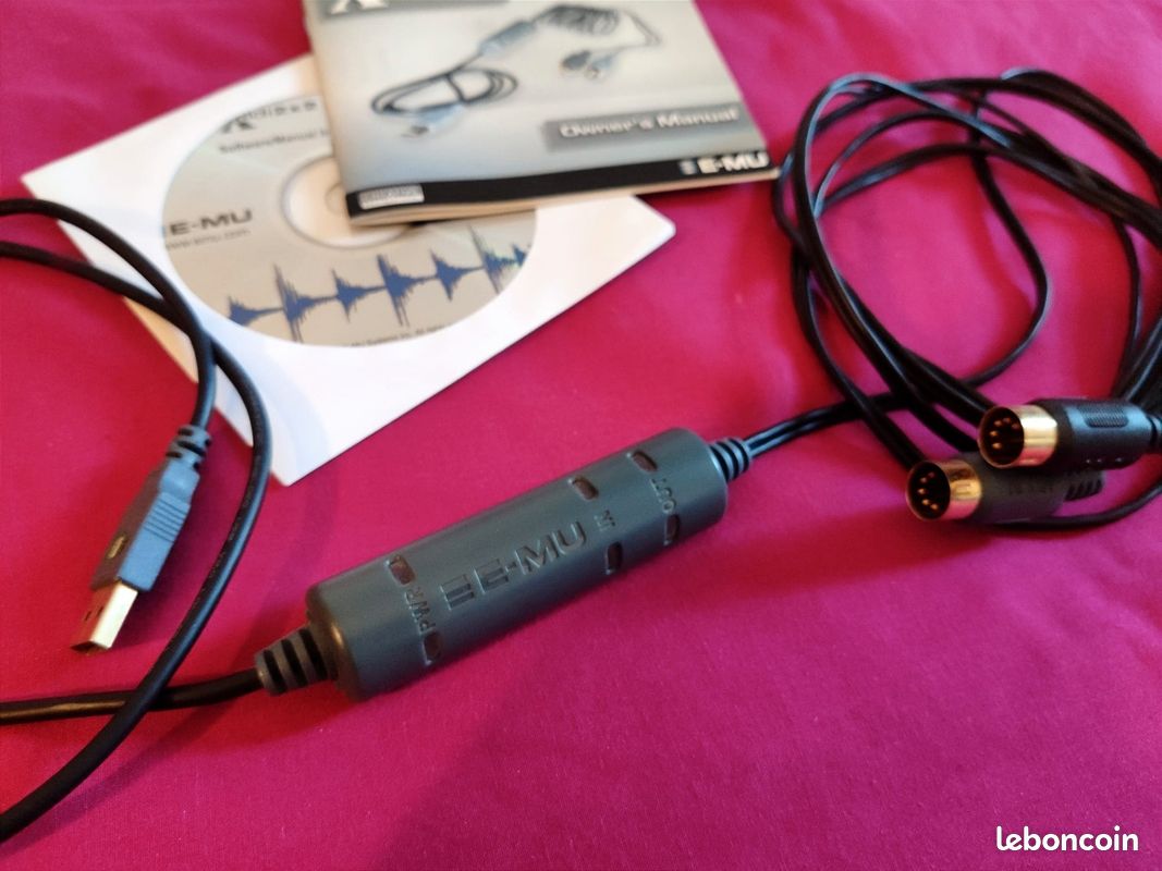 Synthétiseur sampleur vintage Roland S-50 (S50) + câble midi/usb E-mu Xmidi 1x1 (image 8)