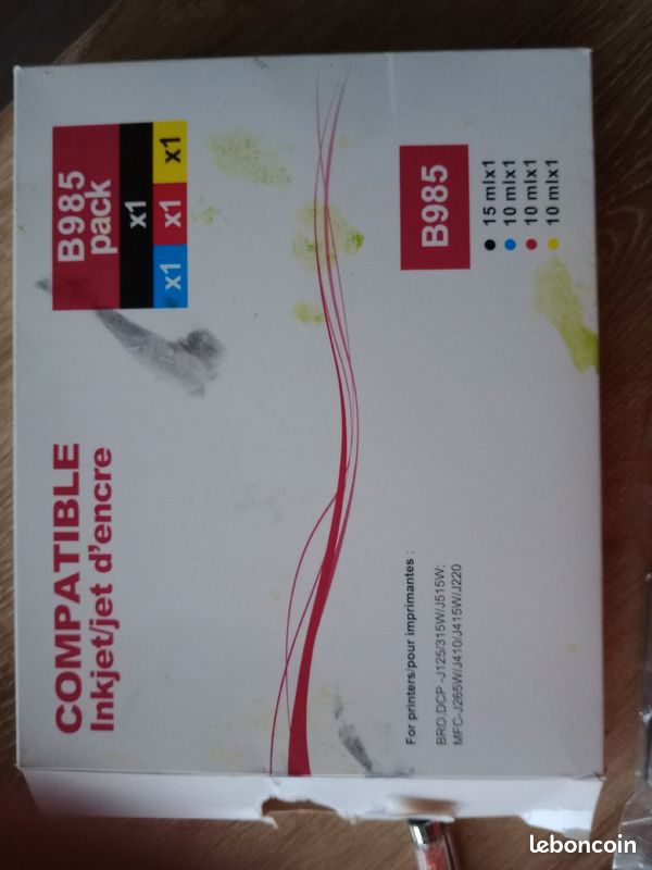 4. Cartouche. LC 985Y . DCP-J 140 w (image 2)