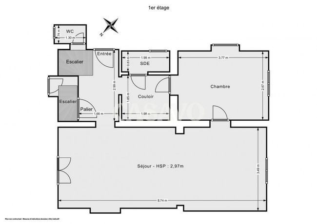 Maison a louer ermont - 8 pièce(s) - 181 m2 - Surfyn