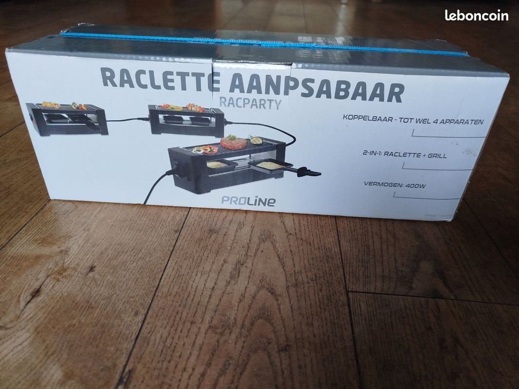 Appareil à raclette modulable deux personnes (image 1)
