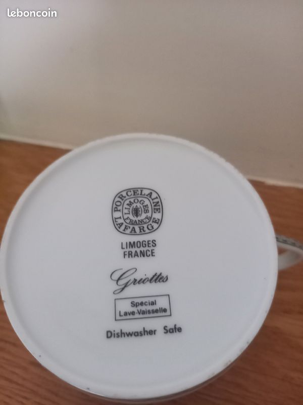 Tasse porcelaine LAFARGE (image 4)