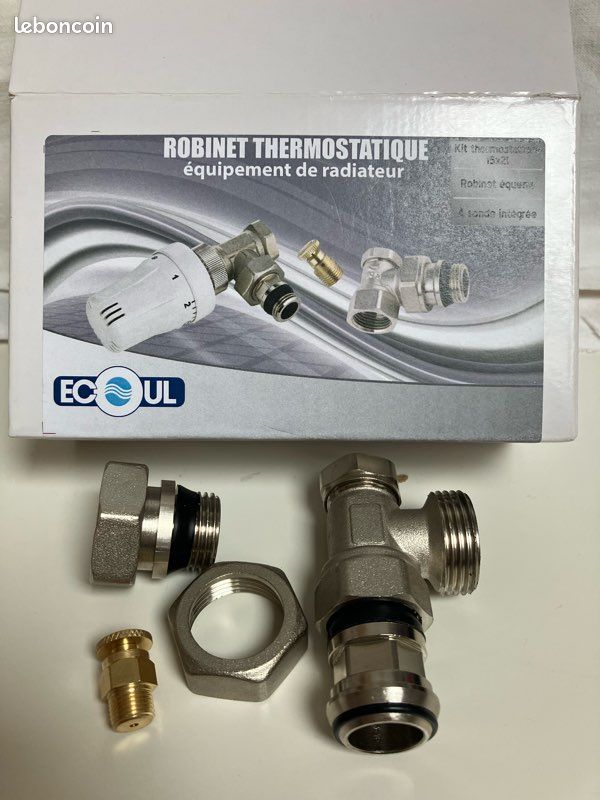 Corps de robinet thermostatique radiateur sans tête (image 5)