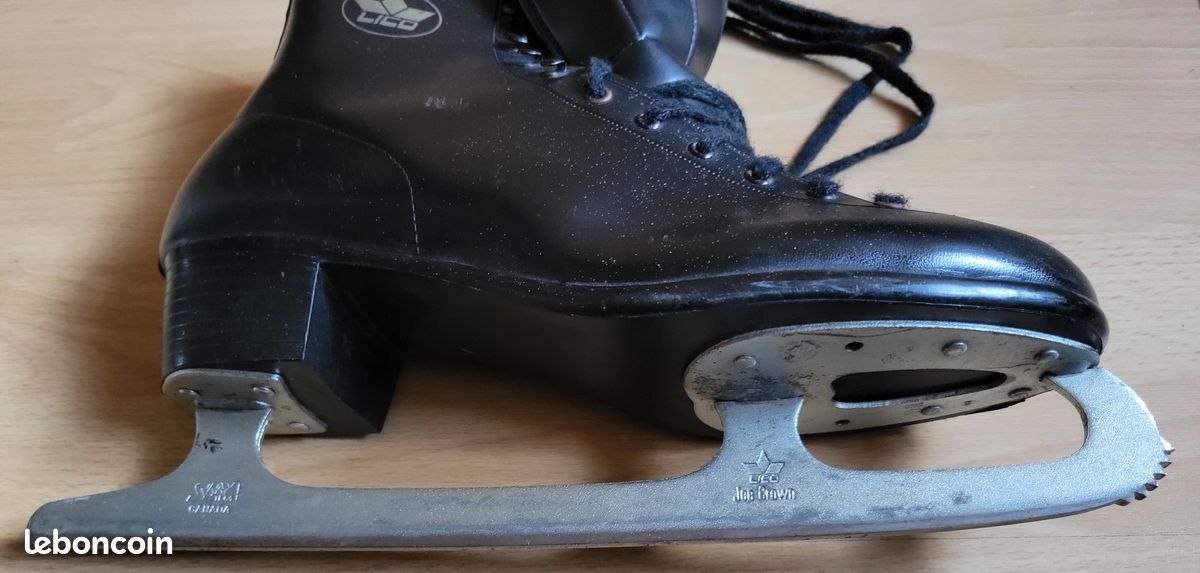 Patin de hockey sur glace Bauer X -LP SR - Noir / Bleu - Taille 41 - Sport