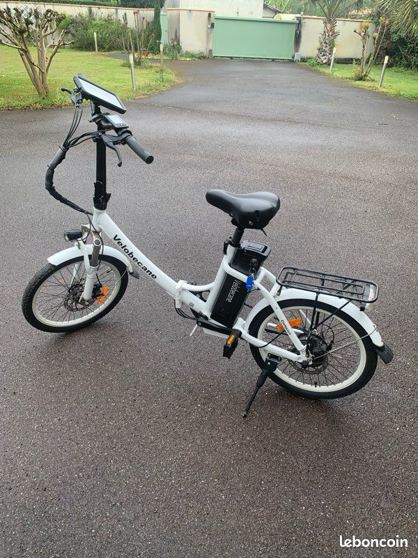 Velobecane Velo Electrique De Fonction Velobecane électrique Blanc