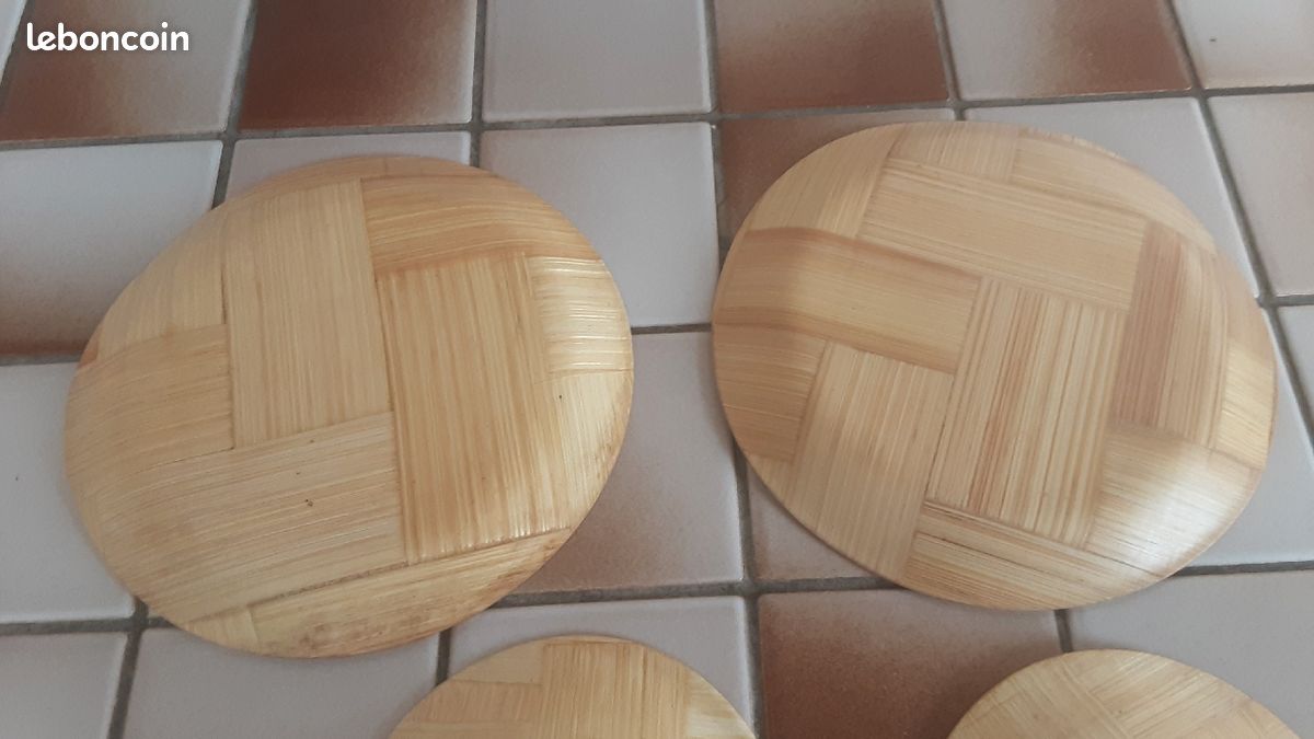 6 coupelles en bambou deco asiatique (image 7)