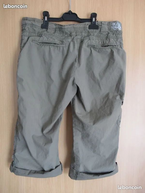 Pantacourt kiabi 42 kaki (image 3)