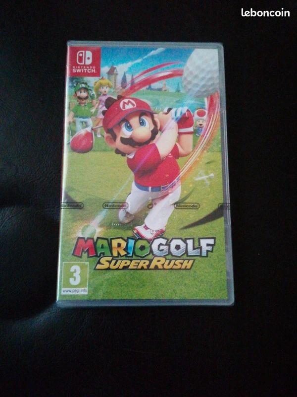 Jeu mario golf super rush sur nintendo switch jeu encore sous blister (image 1)