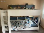 Lits superposés - Etagères + 2 Matelas (image 1)